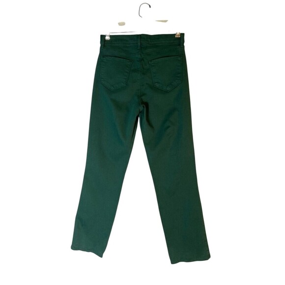 L'Agence Jeans Women's Size 25 Green Tapered Leg Cotton Blend - Picture 2 of 3